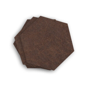 Kansas Brown 25X25 hexagon